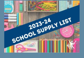 School Supply List poster